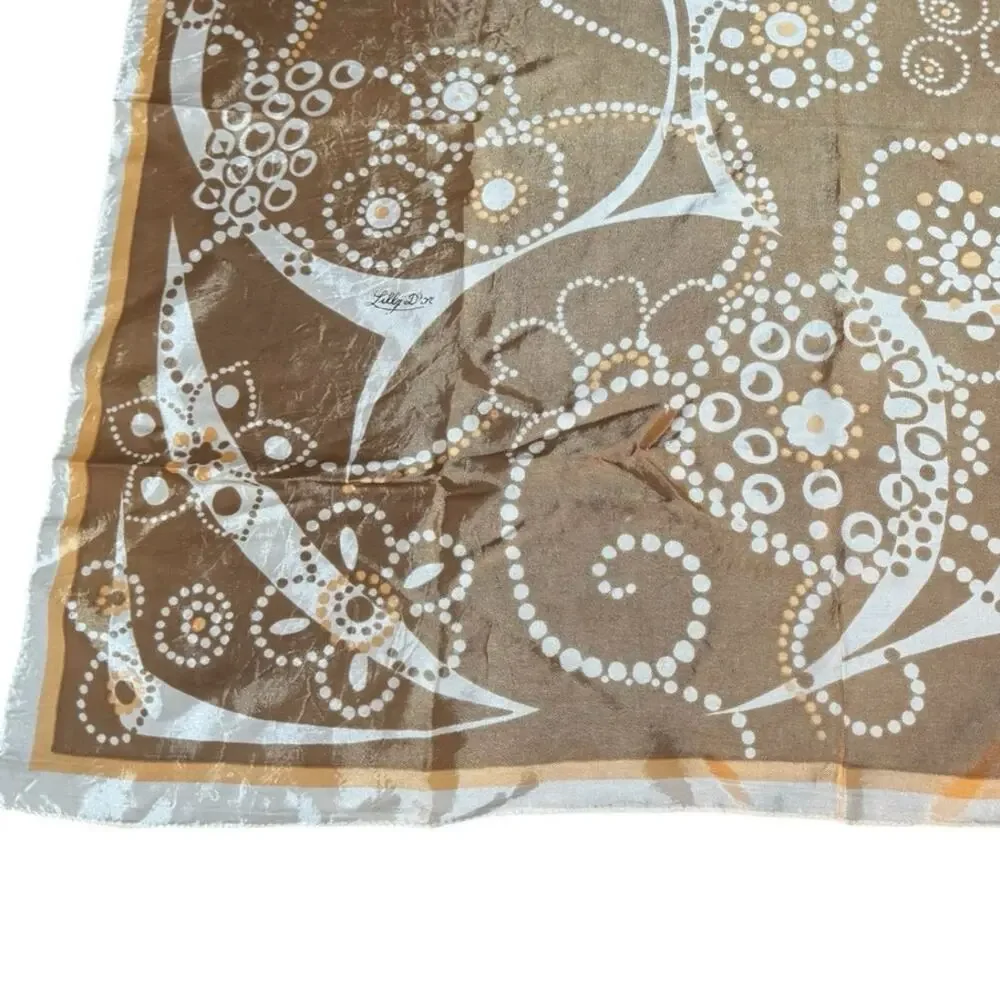 Lilly D'or Vintage Floral Design Scarf